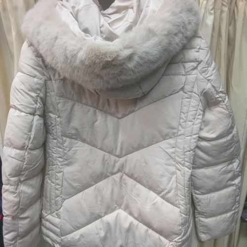 Yookie women's beige short winter jacket new