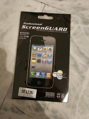 Screen protector for Sony Xperia se lt26i like new
