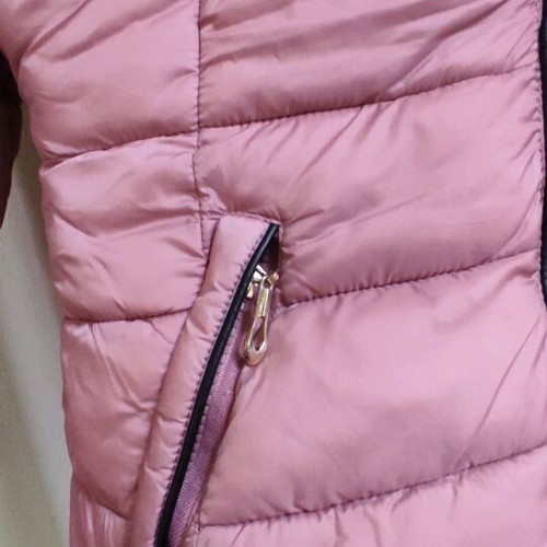 Pink jacket like new, size M, warm with fleece lining