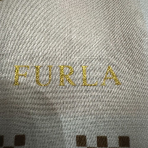 Vintage Furla handkerchief like new, cotton, beige and pink