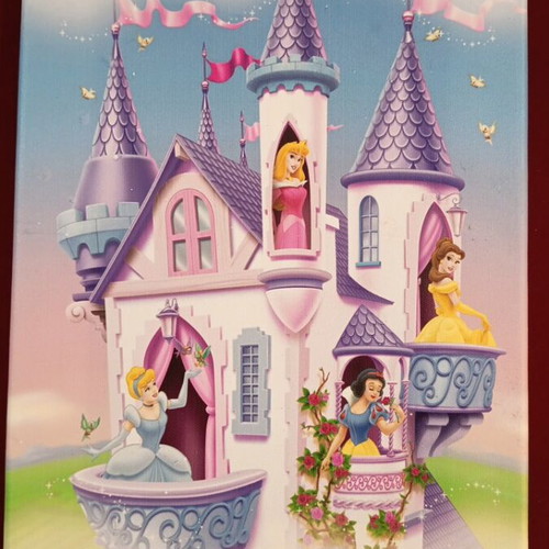 Disney canvas princesses like new 22x30