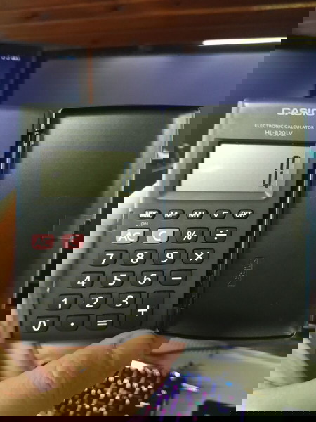 Αριθμομηχανή τσέπης CASIO HL-820LV 8 Ψηφίων