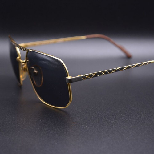 Aprilia Eyewear Max 2 Vintage Sunglasses New Old Stock Gold Silver