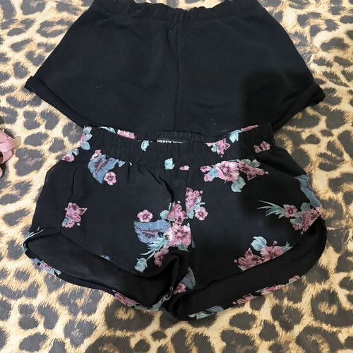 Bershka shorts set with Tally Weijl and Forever 21 top like new