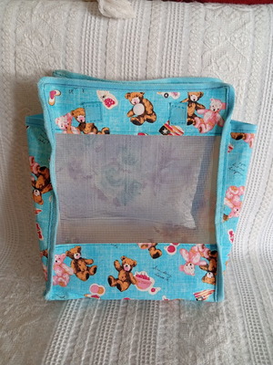 Bag envelope 27x23 cm used with button
