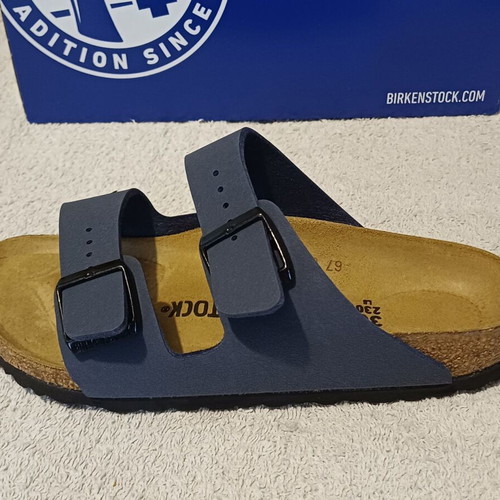 Birkenstock Arizona sandals, navy blue, size 36, narrow fit