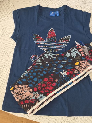 Adidas Stella McCartney sports set XS like new, blue multicolor