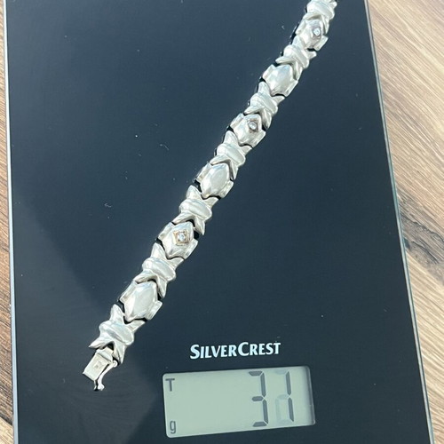 Silver Bracelet 925 Hugs and Kisses like new