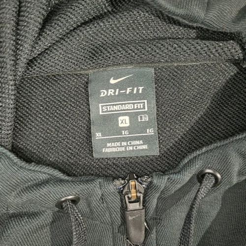 Nike Dri Fit jacket new, size XL, black and gray