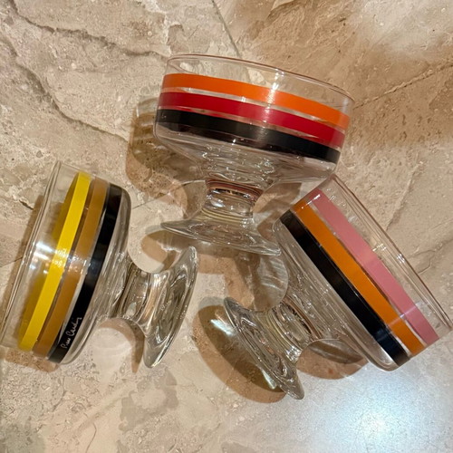 Vintage Pierre Cardin ice cream bowls set of 6, new
