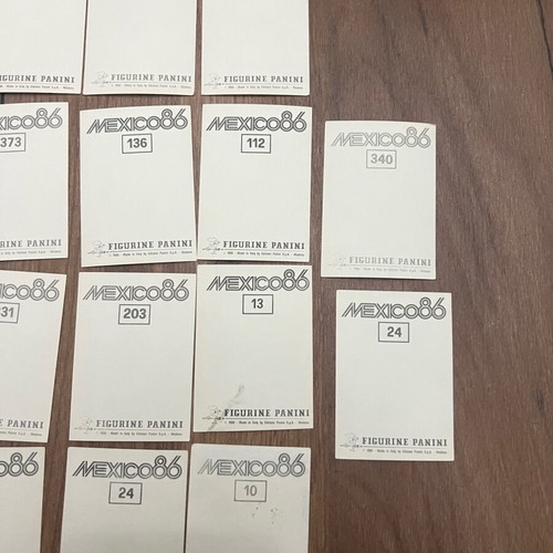 Αυτοκόλλητα Panini Mexico 86 μεταχειρισμένα, πακέτο 28 τεμαχίων