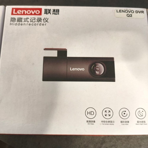 Lenovo dashcam Dvr Q2 car camera new