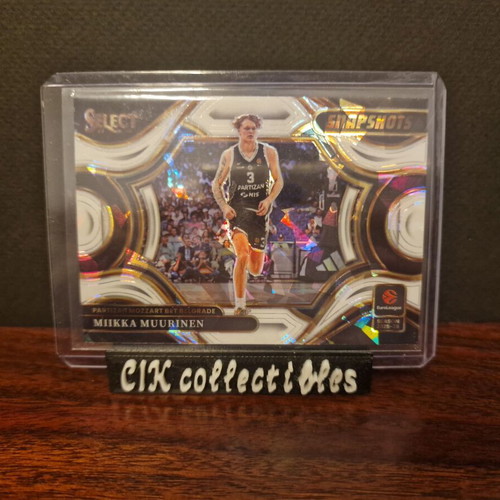 Panini Euroleague Select Mikka Muurinen Snapshots card new