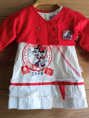 Mini Raxevsky Disney Minnie dress and jacket for 24 months new