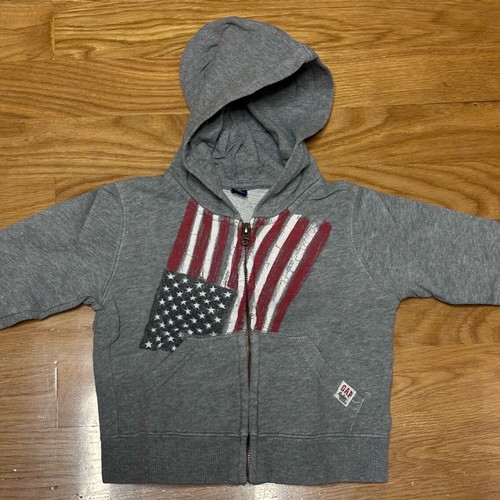 Baby Gap hoodie for 18-24 months unisex in gray color