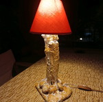 Table lamp handmade, new