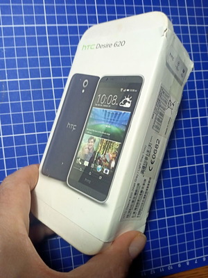HTC Desire 620 used Dual SIM mobile phone boxed with case
