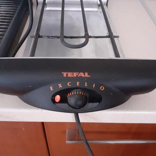 Tefal electric grill used, black color