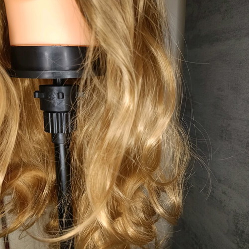 Medium Length Brown Blonde Wig With Waves New