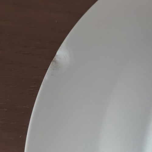 Christmas platter 26cm with back crack