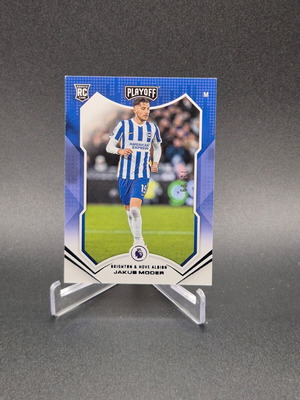 2021 Panini Chronicles Premier League Blue Jakub Moder Rookie Card used