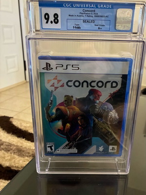 Concord PS5 sealed and graded 9.8 CGC