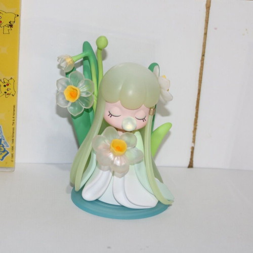 Nanci Narcissus Anime Girl Figure used, miniature with flowers