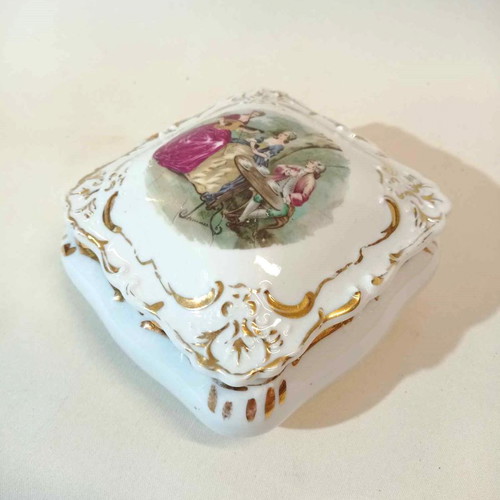 IOHPAP Japan porcelain fondantière used with Fragonard design