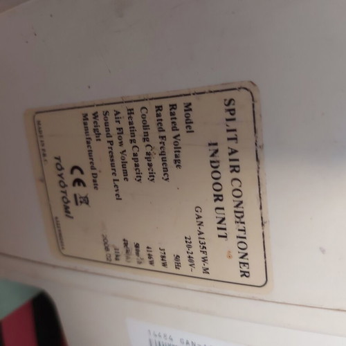 Toyotomi Air Conditioner 14,000 BTU used