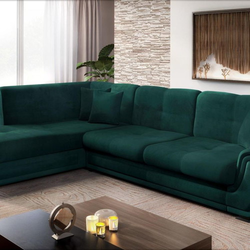 Corner sofa used 305x205 cm with bed function and storage space
