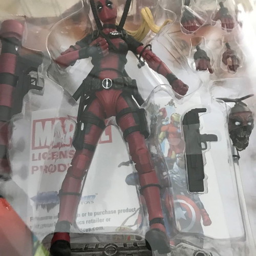 Lady Deadpool Marvel Diamond Select φιγούρα X-Men καινούργια με Zombie Deadpool κεφάλι και πολλά επιπλέον χέρια