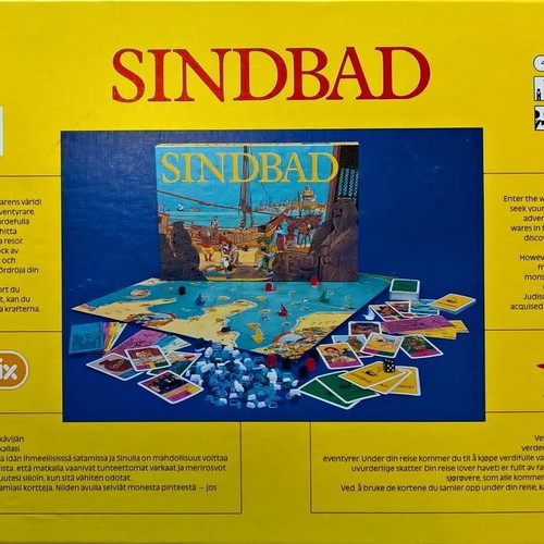 Επιτραπέζιο παιχνίδι Sindbad 1990 σαν καινούργιο, ηρωικής φαντασίας