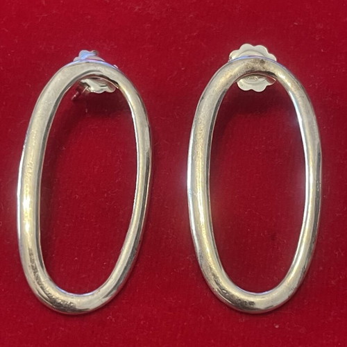 LALAOUNIS 925 silver earrings, 5 cm