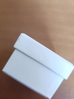 Swarovski packaging box used, 7.5 cm square