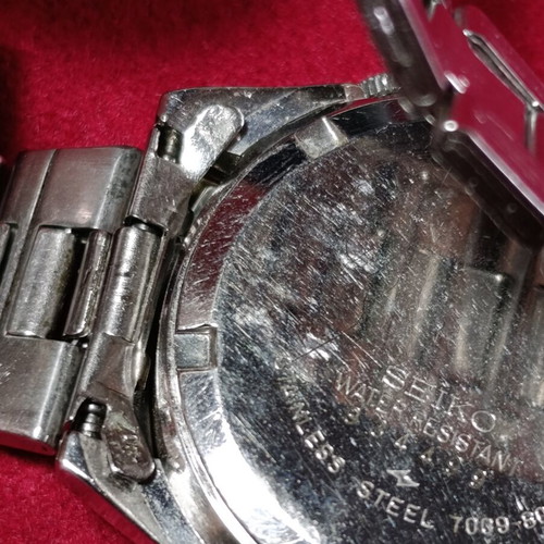 Seiko 7009-8049 Αυτόματο ρολόι ημέρας/ημερομηνίας μεταχειρισμένο