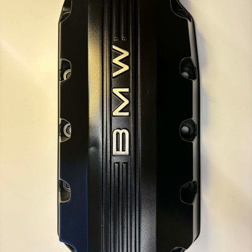 BMW K100 engine cover used, black satin finish