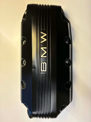 BMW K100 engine cover used, black satin finish