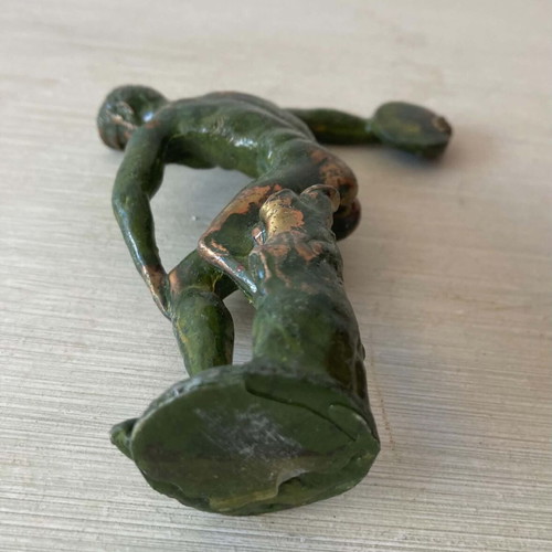 Discobolus bronze replica like new