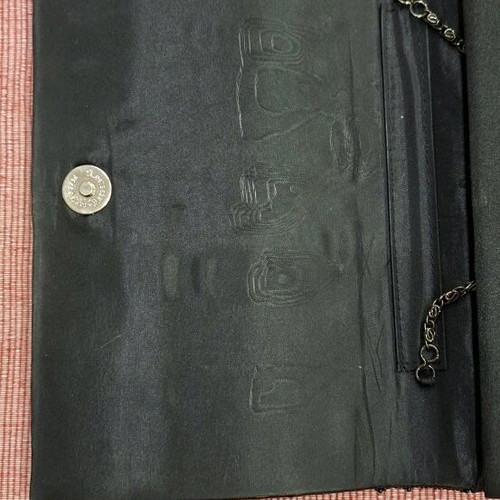 Women's crossbody bag used, black 23x14