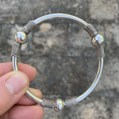 Silver handmade bracelet new, boho style, 925 sterling