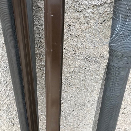 Aluminum parts from window screens used, pack of seven