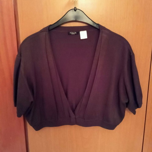 Cropped cardigan La Redoute Collections new, green and brown