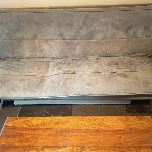 Sofa bed three-seater 190cm used with removable cover