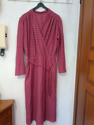 Women's long dress like new, pink, size 52