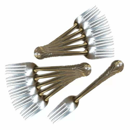 Metal forks set of 12, 13.5 cm