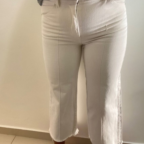 White high waisted ZINI jeans like new, size 42