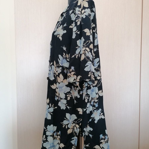 Persona by Marina Rinaldi silk shirt tunic like new, floral design