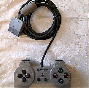 Playstation 1 PS1 PSX Controller grey Refurbished, Χειριστήριο Sony SCPH-1080 M γκρι