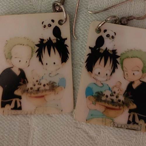 One Piece earrings from anime series