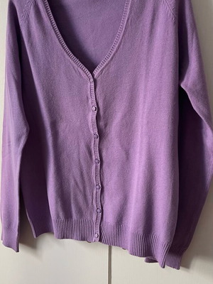 Zara cardigan purple L like new